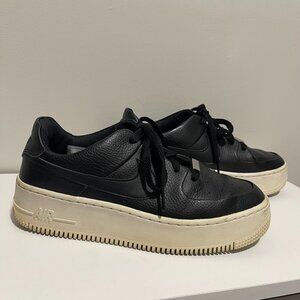 Black Nike Sage Air Force 1